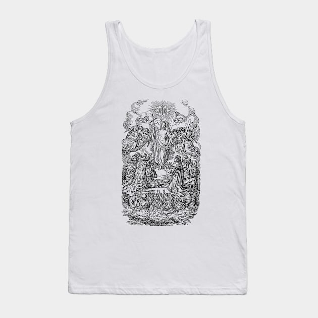 Jesus Revived with Saints Tank Top by WannabeArtworks